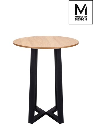 Modesto Design MODESTO stół TAVOLO FI 60 dąb - blat MDF, podstawa metalowa