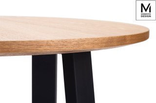 Modesto Design MODESTO stół TAVOLO FI 60 dąb - blat MDF, podstawa metalowa