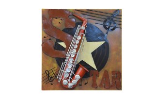 King Home Obraz 3D SAKSOFON 2