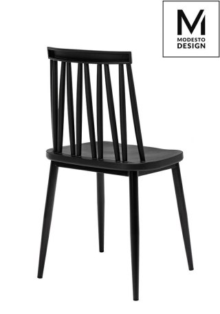 Modesto Design MODESTO krzesło TRAK czarne - polipropylen, metal