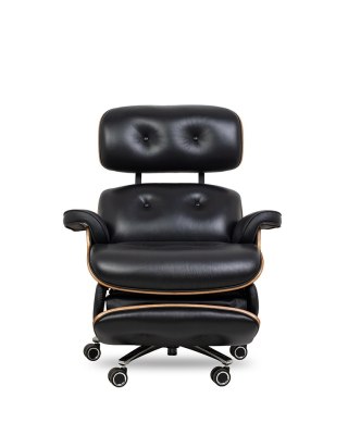 King Home Fotel biurowy LOUNGE AUTOMATIC czarny