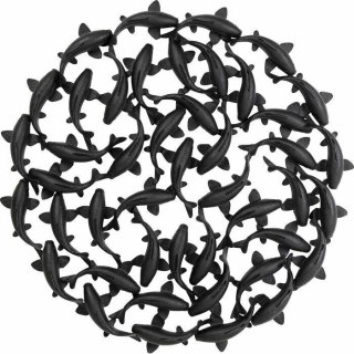 Kare Design KARE dekoracja ścienna SCHOOL OF KOI 160 czarna