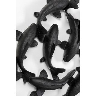 Kare Design KARE dekoracja ścienna SCHOOL OF KOI 160 czarna
