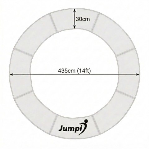 Osłona na sprężyny do trampoliny 14 FT 435cm JUMPI