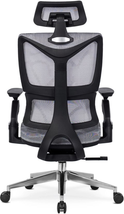 Fotel Biurowy Ergonomiczny Obrotowy MARTIN Szary Nowoczesny