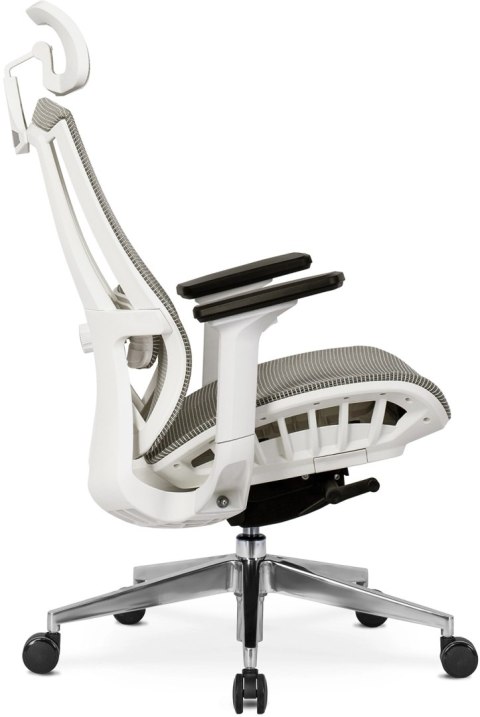 Fotel Biurowy Ergonomiczny Obrotowy SKY Beżowy Nowoczesny