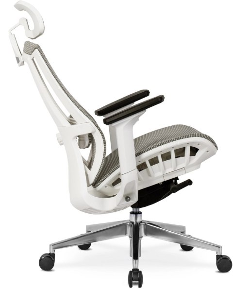 Fotel Biurowy Ergonomiczny Obrotowy SKY Beżowy Nowoczesny