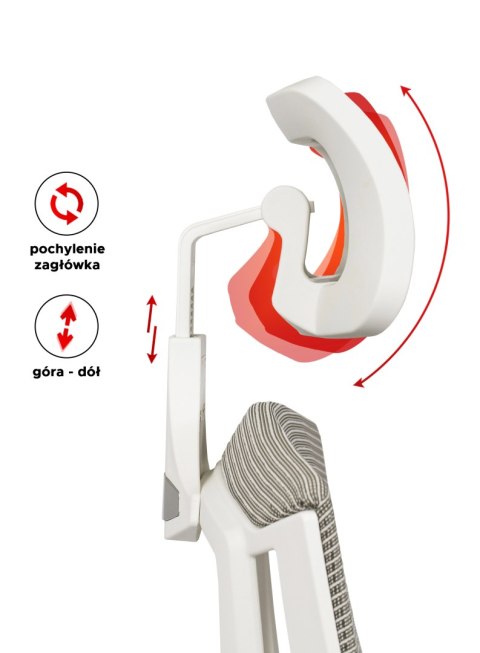 Fotel Biurowy Ergonomiczny Obrotowy SKY Beżowy Nowoczesny