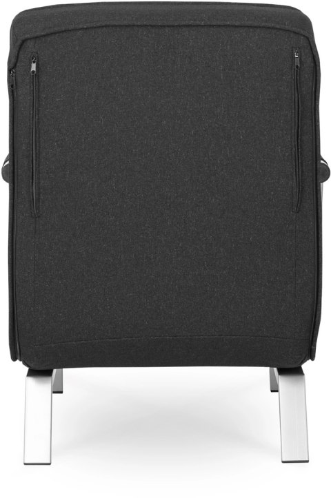 Fotel Rozkładany BART Wypoczynkowy Czarny do Spania Leżanka Nowoczesny