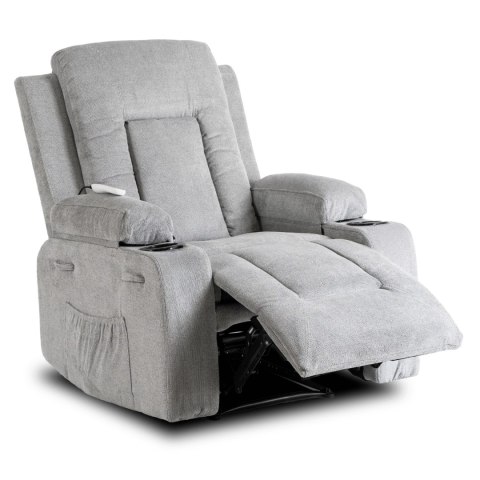 Fotel Rozkładany Masujący BOX 2 Szary