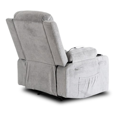 Fotel Rozkładany Masujący BOX 2 Szary