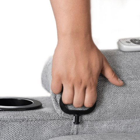 Fotel Rozkładany Masujący BOX 2 Szary