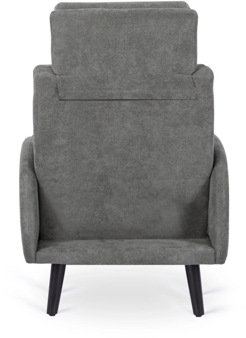 Fotel Wypoczynkowy HENRY z Podnóżkiem Szary