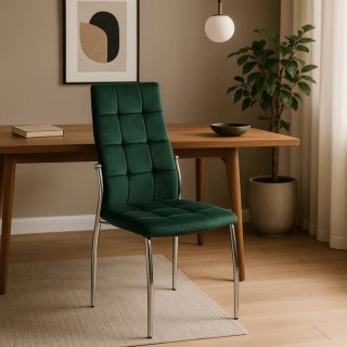 Krzesło MOLLY Zielone Welurowe