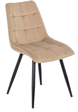 Krzesło RIO Beżowe Welurowe