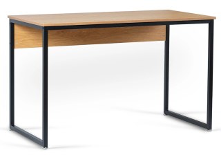 Biurko Loft do Gabinetu ROSS 120x60 cm Dąb Złoty/Czarny Nowoczesne