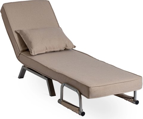 Fotel Rozkładany BART Beżowy