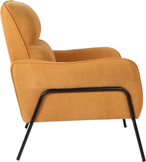 Fotel Wypoczynkowy ALBERTO Musztardowy