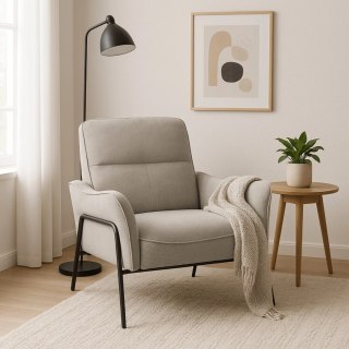 Fotel Wypoczynkowy ALBERTO Szary