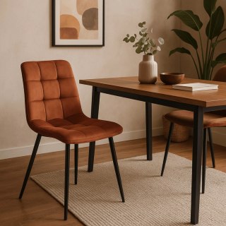 Krzesło PERU Rude Welurowe