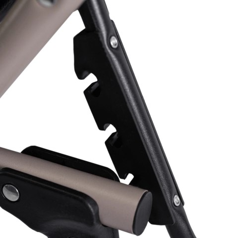 Leżak Ogrodowy Łóżko Polowe VENUS Szare