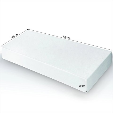 Materac Kieszeniowy 140x200 cm LAGUNA 7 STREF