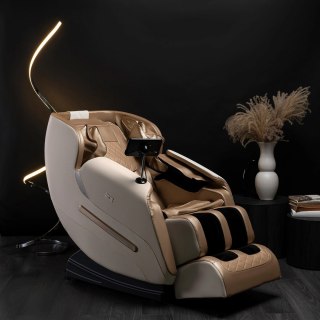 Fotel Masujący VX MAX Beżowy Ekoskóra