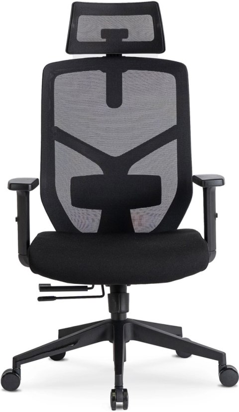 Fotel Biurowy Ergonomiczny Obrotowy BENTO Czarny Nowoczesny