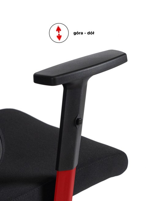 Fotel Biurowy Ergonomiczny Obrotowy BENTO Czarny Nowoczesny