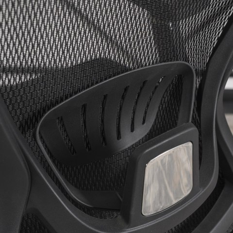 Fotel Biurowy Ergonomiczny Obrotowy LITOS Czarny Nowoczesny