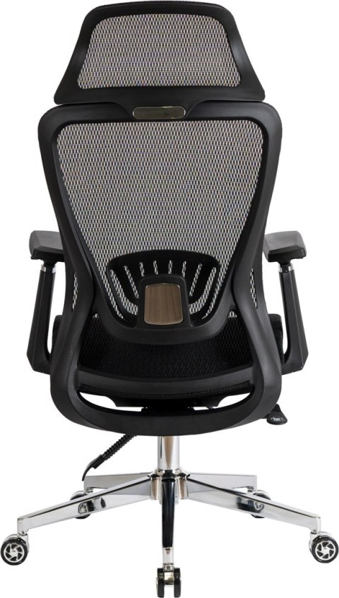 Fotel Biurowy Ergonomiczny Obrotowy LITOS Czarny Nowoczesny