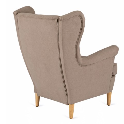 Fotel Wypoczynkowy EVAN 2 z Podnóżkiem Beżowy