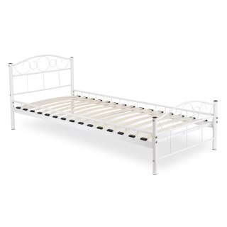 Łóżko Metalowe GRIFFIN 90x200 Białe