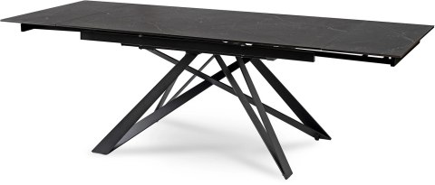 Stół MAXIME Ceramiczny Rozkładany 160-240 cm Czarny Marmur