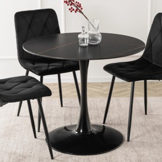 Stół SANDER Ceramiczny 89 cm Czarny