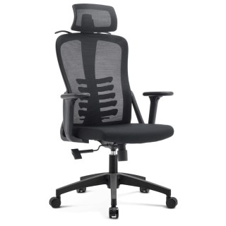 Fotel Obrotowy JULIET Ergonomiczny Czarny