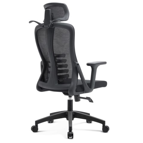 Fotel Obrotowy JULIET Ergonomiczny Czarny