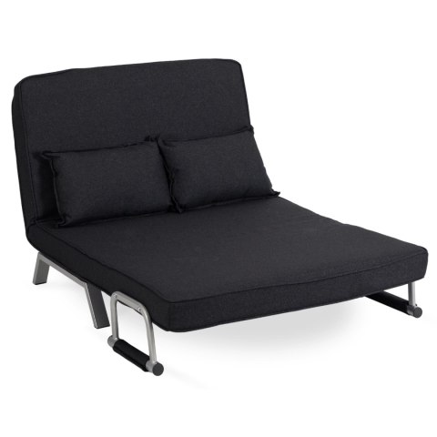 Fotel Rozkładany Dwuosobowy BART 2 Czarny