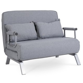 Fotel Rozkładany Dwuosobowy BART 2 Szary