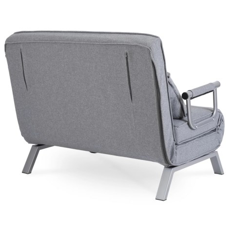 Fotel Rozkładany Dwuosobowy BART 2 Szary