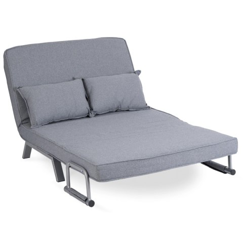 Fotel Rozkładany Dwuosobowy BART 2 Szary