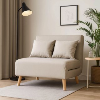 Fotel Rozkładany Dwuosobowy MARRY 2 Beżowy