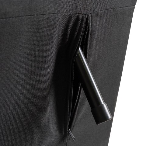 Fotel Rozkładany Leżanka Wypoczynkowy MARRY 2 do Spania Czarny