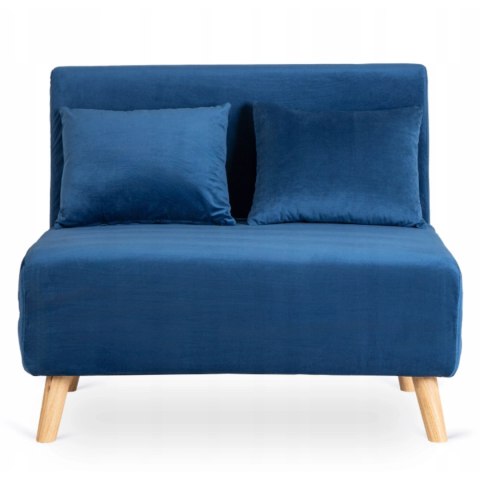 Fotel Rozkładany Dwuosobowy MARRY 2 Granatowy