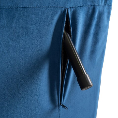 Fotel Rozkładany Leżanka Wypoczynkowy MARRY do Spania Granatowy