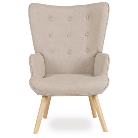 Fotel Wypoczynkowy LOZANO 2 z Podnóżkiem Beżowy