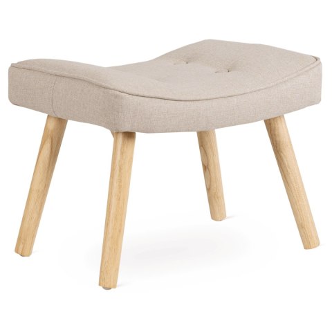 Fotel Wypoczynkowy LOZANO 2 z Podnóżkiem Beżowy