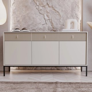 Komoda MARCOS 154 cm Ryflowana Kaszmir