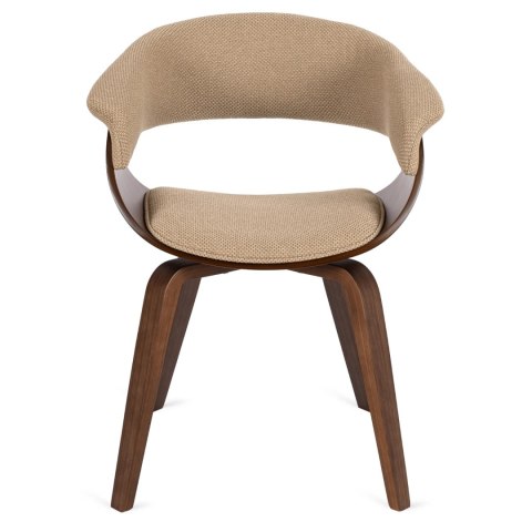 Krzesło GARY 2 Beżowe/Orzech