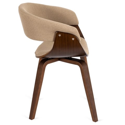 Krzesło GARY 2 Beżowe/Orzech